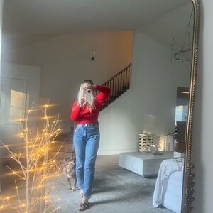 Toteme Light Blue Straight Leg Jeans